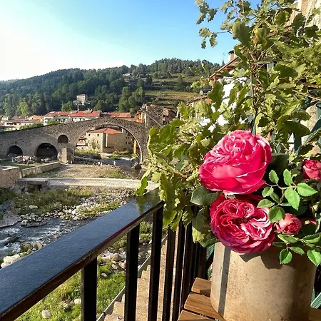 Apartamento Colgante Al Rio Con Vistas Al Puente Camprodon Zewnętrze zdjęcie